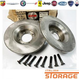 ALFA ROMEO ALFETTA GIULIETTA TD COPPIA DISCHI FRENO ANTERIORE OPM 25YR